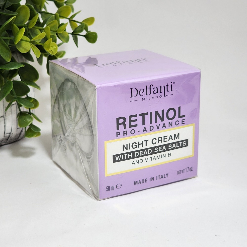 Delfanti Milano Retinol Pro-Advance Anti-Aging Night Cream with Vitamin B 1.7oz